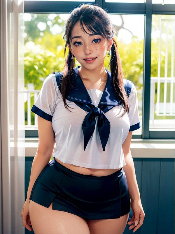 Massive Ass, Thick Thighs, 2 People AI Porn