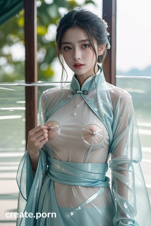 512px x 768px - Chinese Hanfu, Transparent Clothing AI Porn