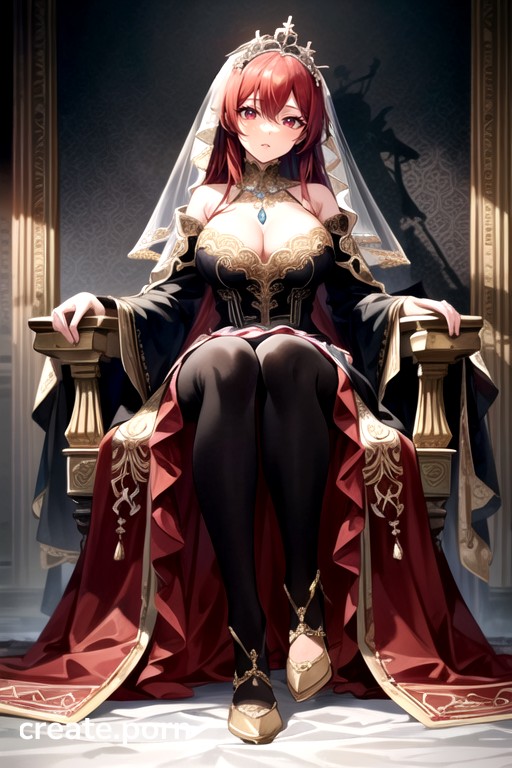 Beading, Ornate, Elaborate Necklace Hentai AI Porn