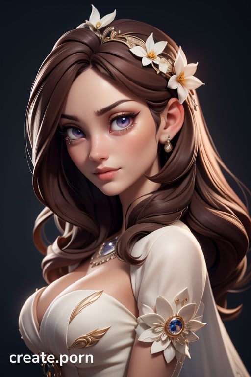 Cartoon Wedding Porn - Hypnotic Eyes, Wedding Dress, 3d (cartoon) AI Porn