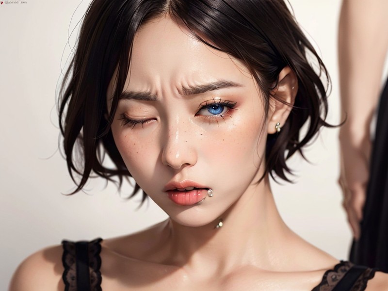 Very-short-hair, Orgasm, Ultra Detailed AI Porn