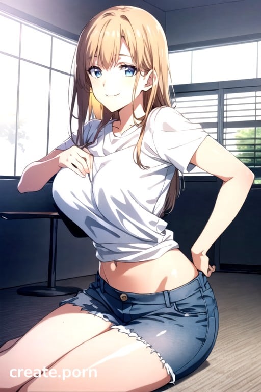 Blue Eyes Anime Porn - Fit, Blue Eyes, Bangs AI Porn