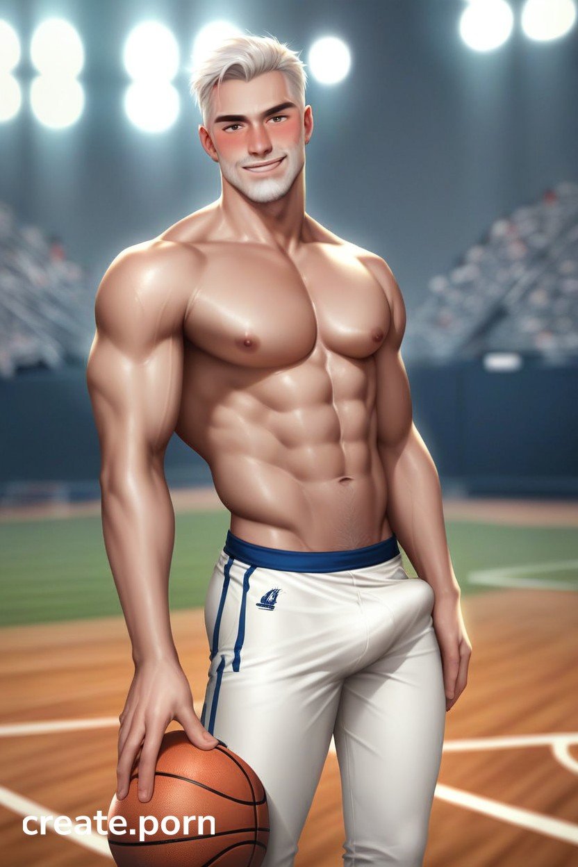 30+, Muscular, Baseball Stadium ИИ гей порно