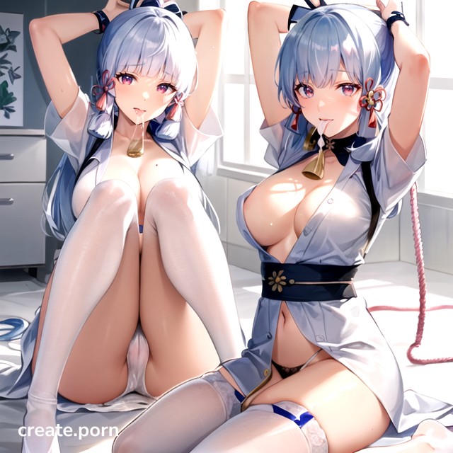Exam, Lesbian, Colonic Irrigation Hentai AI Porn