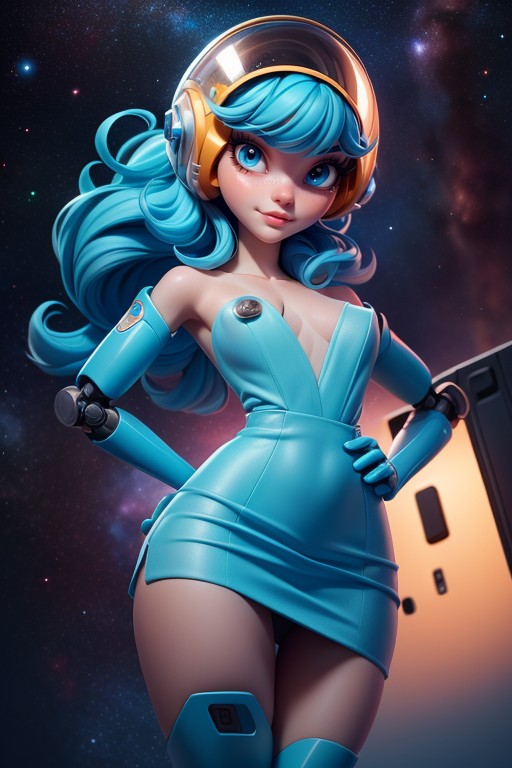 3d (cartoon), Lifting Skirt, Lasers AI Porn