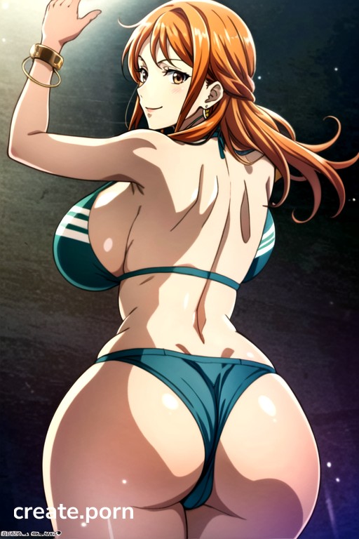 Nami (one Piece), Massive Breast, Massive Ass AI Porn