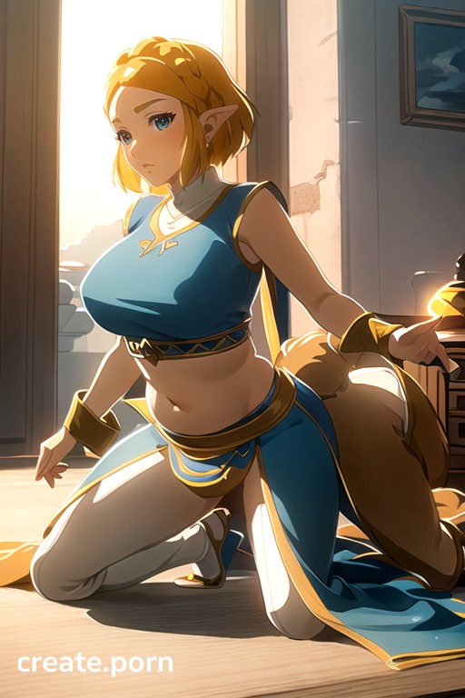 Rear View, Zelda (the Legend Of Zelda), Belly Dancer AI Porn