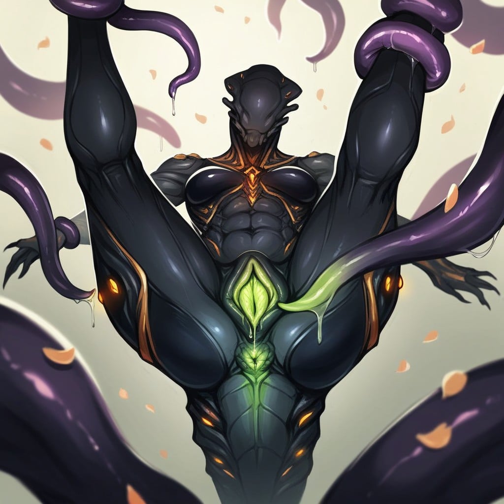 No Mouth, Tenno, Military Helmet Furry AI Porn