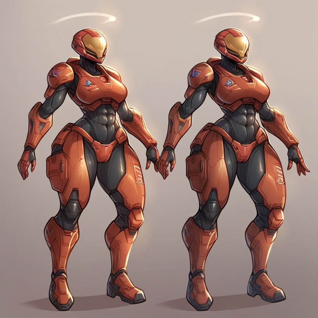Military, Sketch, No Face; Featureless Face Furry AI Porn