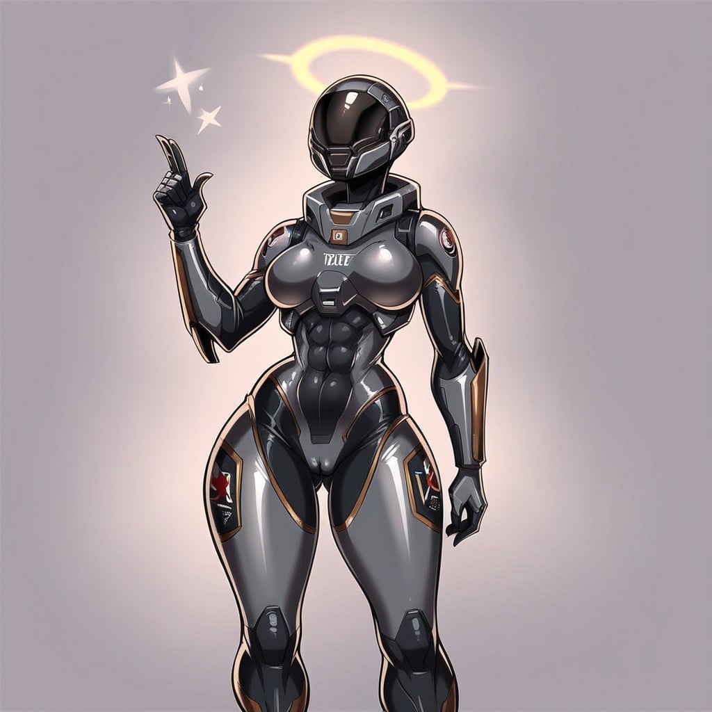 Black Skinsuit, Master Chief, Bodysuit Furry AI Porn