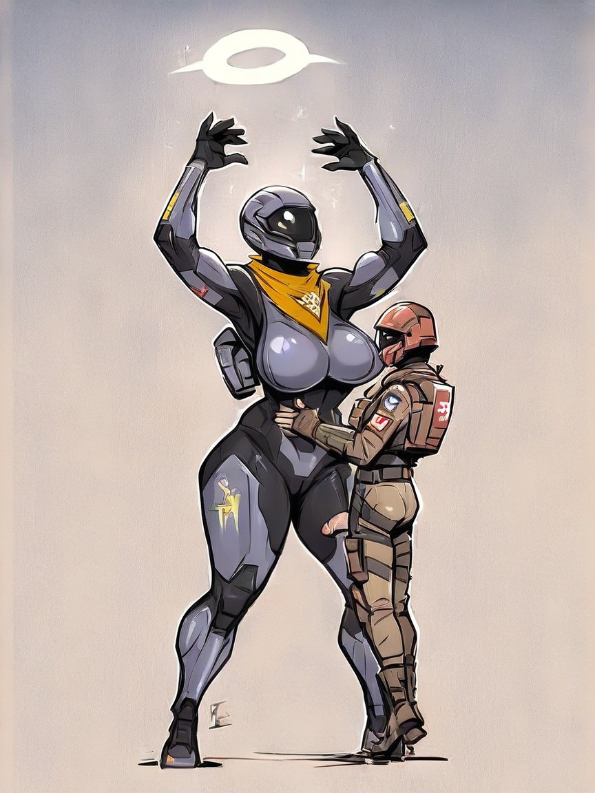 Jet Black Armor, Armor Plates, Girthy Cock Furry AI Porn
