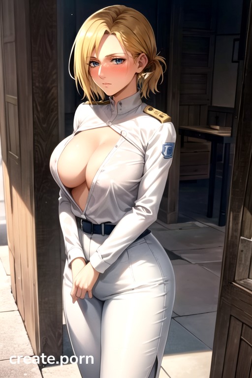 Rounded Ass, Large Breast, Annie Leonhart (attack On Titan) Asian AI Porn