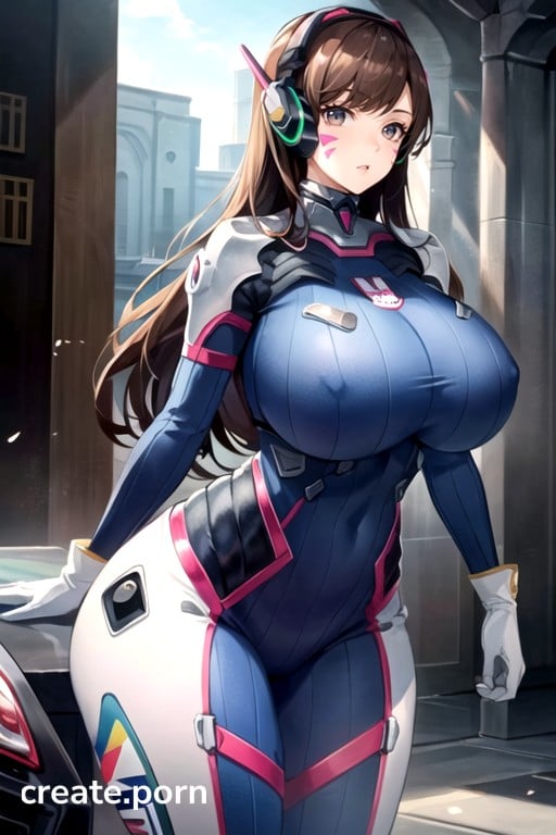 Massive Ass, Massive Breast, D'va (overwatch) AI Porn