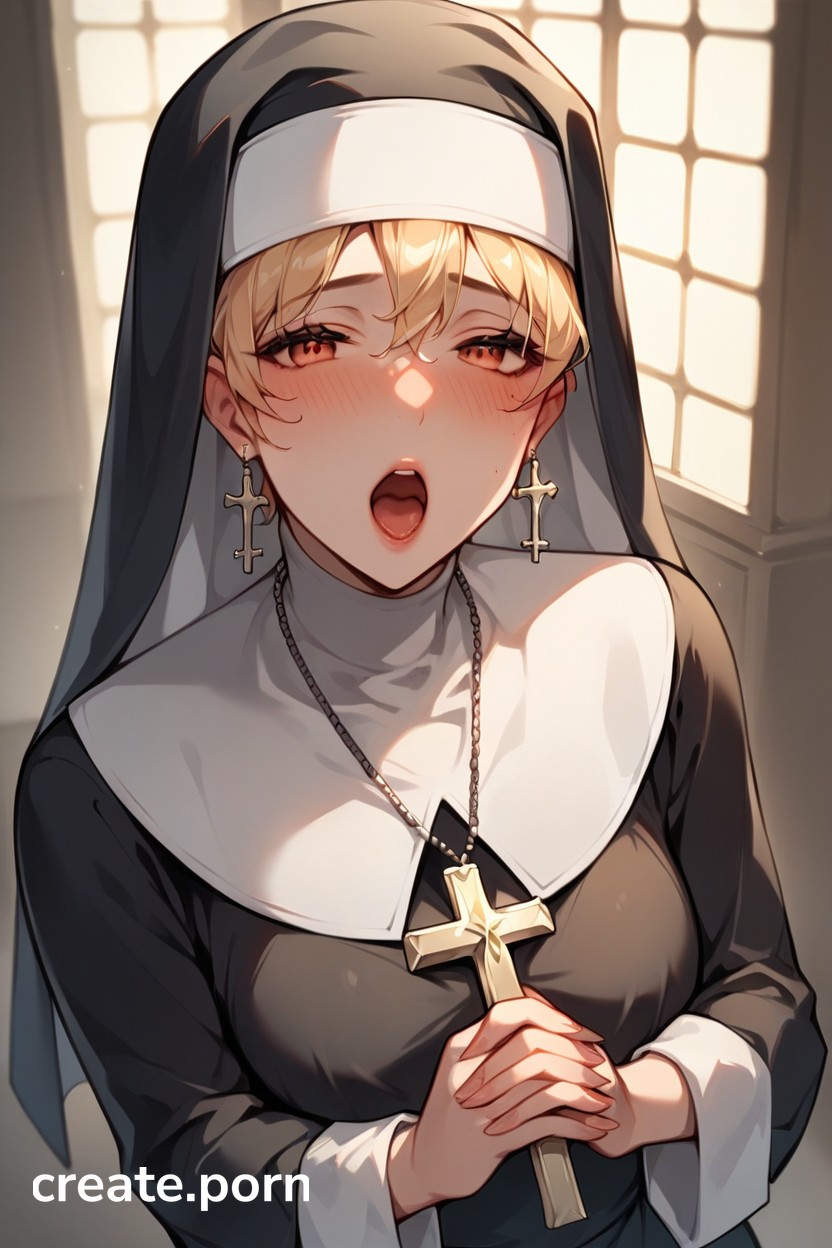 Nun, Wedding, Horny ИИ порно