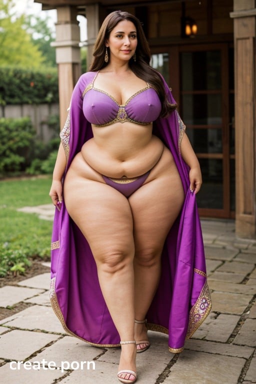 Hips Bigger Than Breasts, Belly Dancer, Thick Thunder Thighs AI Porn