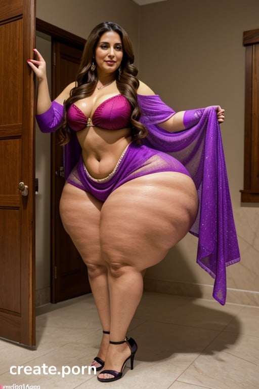 Childbearing Hips, 50+, Big Thighs AI Porn