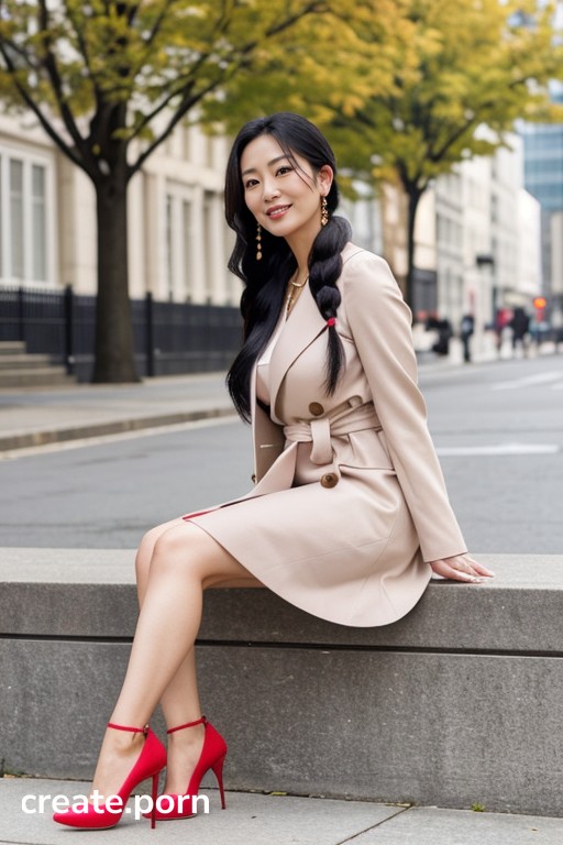 Makeup, Black Hair, With A Smile AI Porn