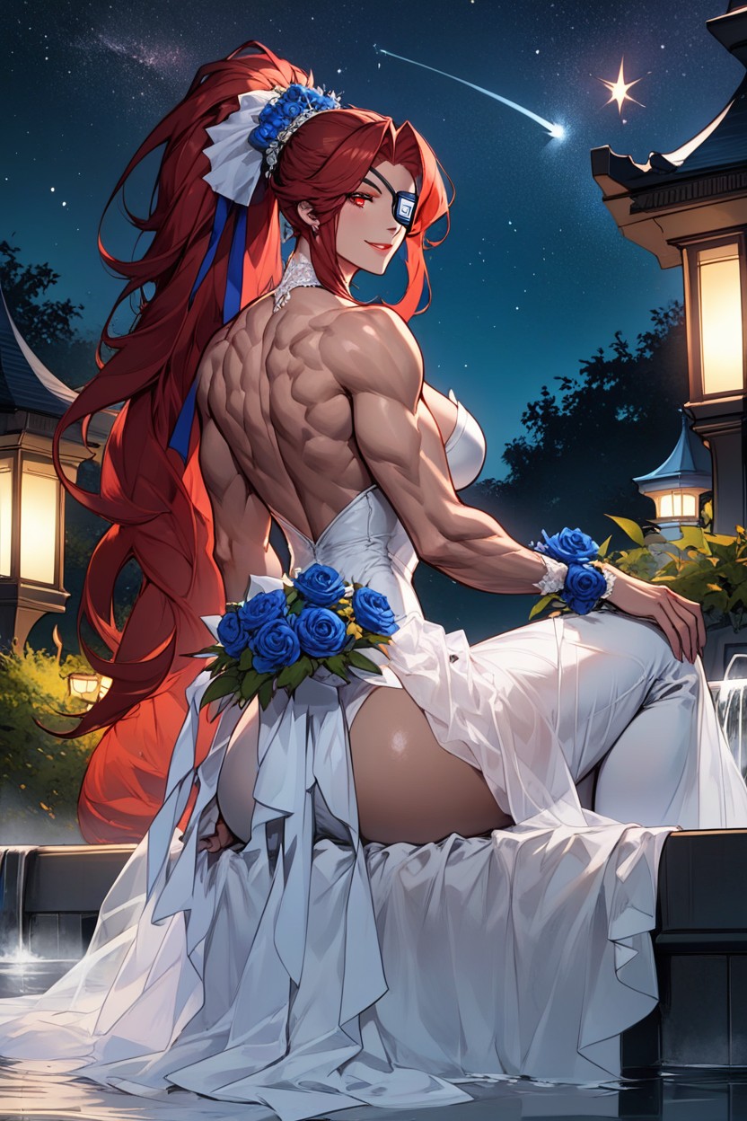 Night, Large Body, Muscular Hentai AI Porn