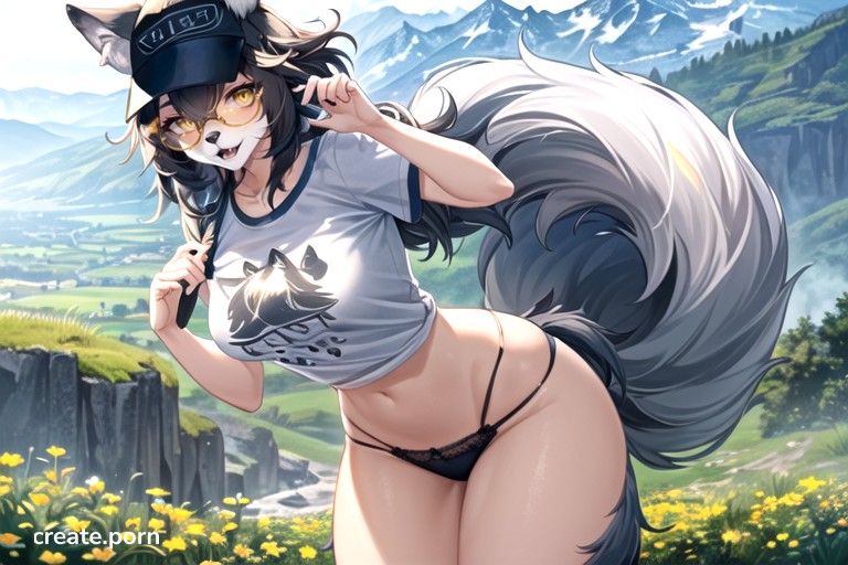 Sexy, Underpants, Detailed Anatomy Body AI Porn