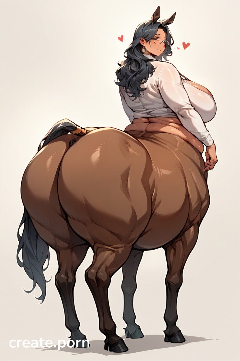 Extremely Large Ass Curvy Ass Horse Thick AI Porn 