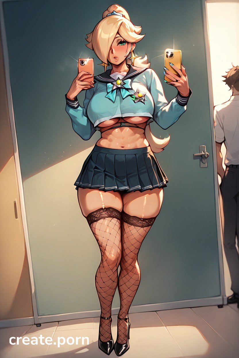 Selfie, Princess Rosalina, 1 Person Furry AI Porn