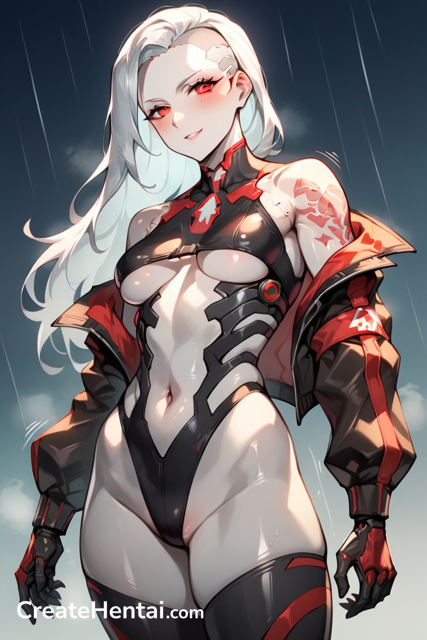 Cyberpunk City, Pale Skin, 18 Hentai AI Porn