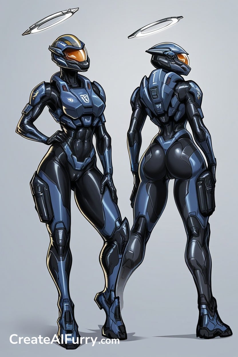 Presenting Ass, Spaceship, Close Up Furry AI Porn