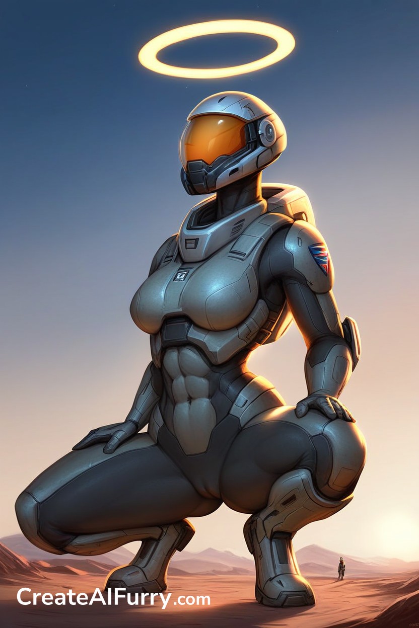 Close Up, Arms Crossed, Rear View Furry AI Porn