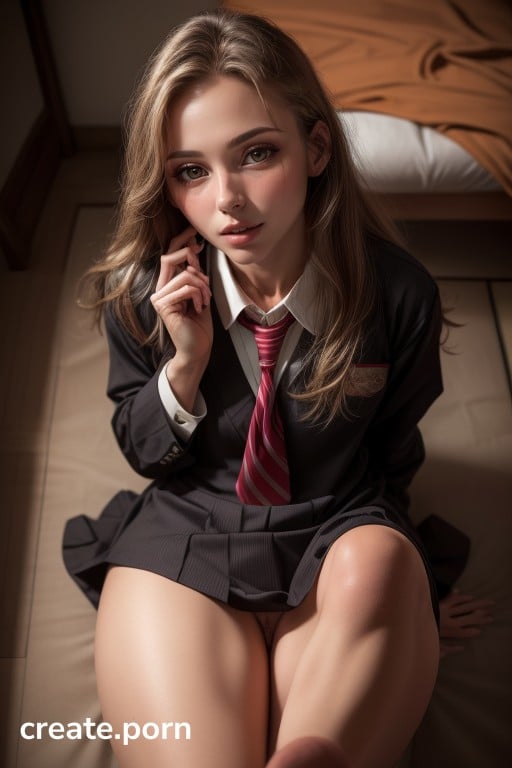 Missionary School Uniform Full Body AI Porn 