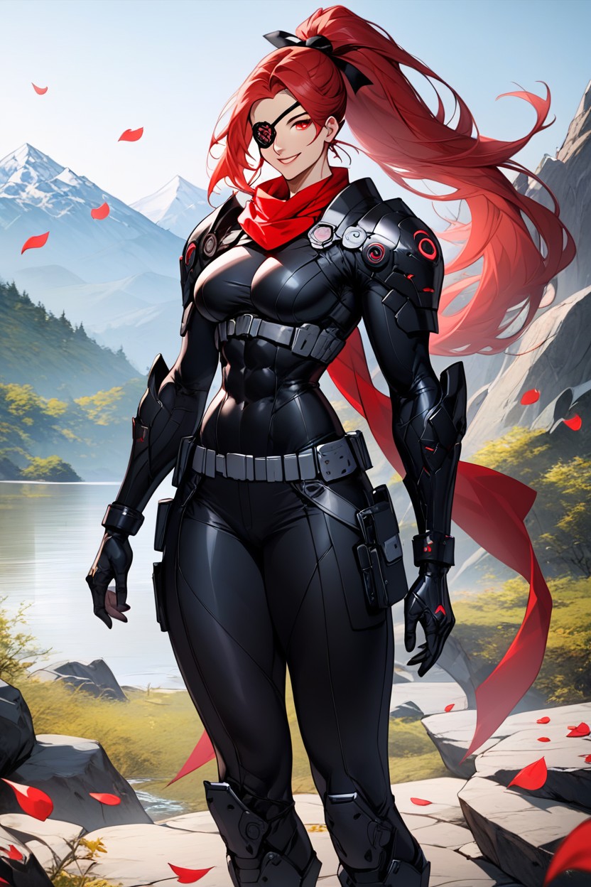 Slender Face, Character Spread Of A Woman, Musculosa Hentai IA