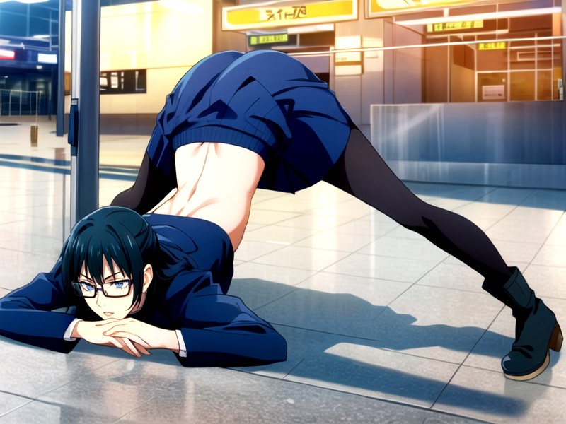Train Station, Maki Zenin (jujutsu Kaisen), Bikini Furry AI Porn