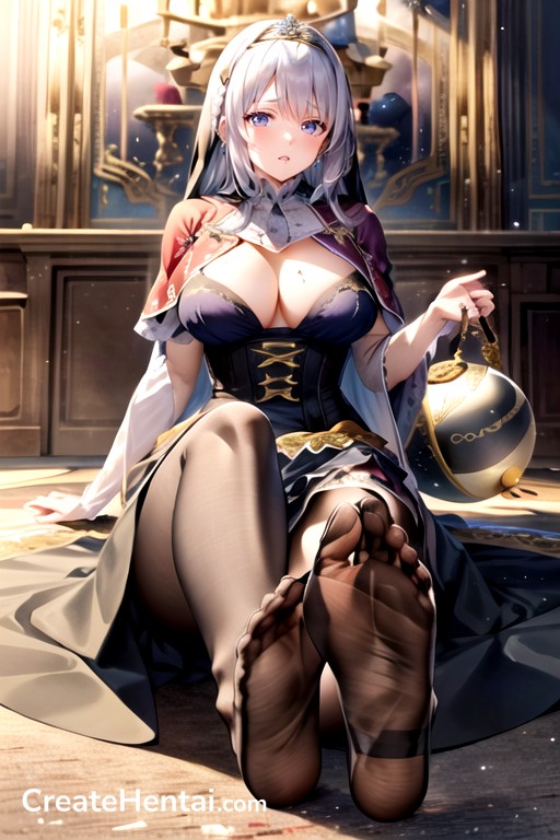 Lace, Red Eyes, Voluminous Skirt Hentai AI Porn