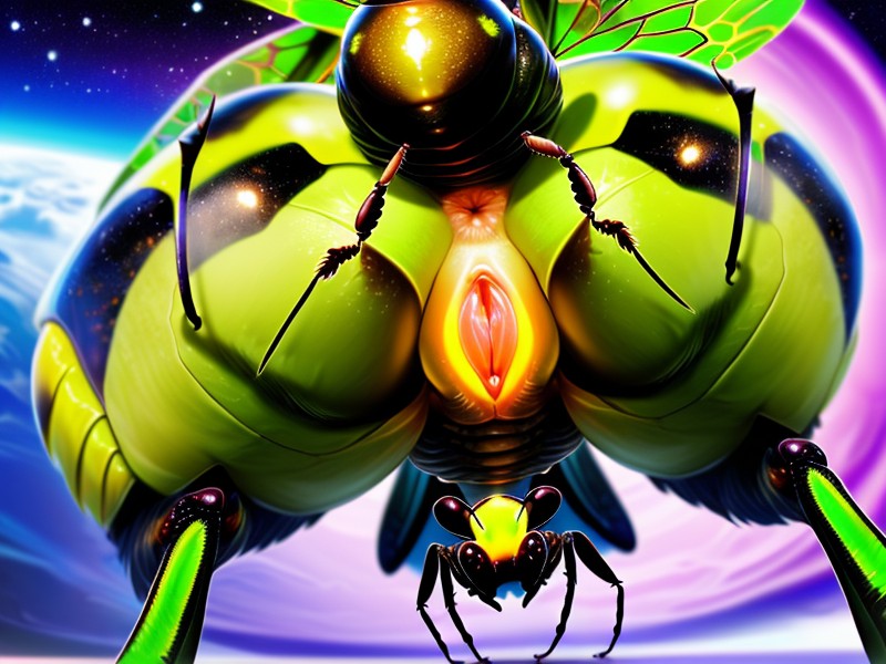 Chitionus Armor, Best Quality, Giant Insect Girl Furry AI Porn