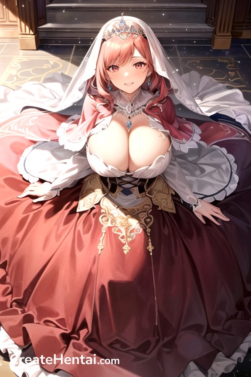 Braided Hair, Crown-like Tiara, Silk Veil Hentai AI Porn