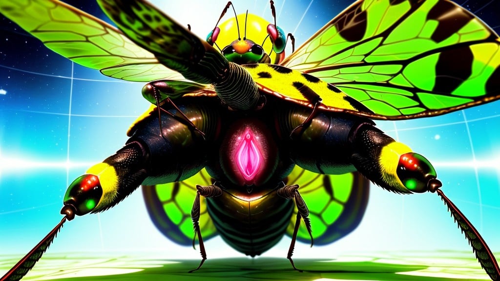 Chitionus Armor, Naked, Insect Monster Furry AI Porn