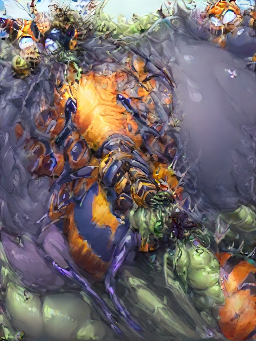 Extremely Large Ass, Dripping Vaginal Juices, Orfice At The End Of Abdomen&large Orifice AI Porn