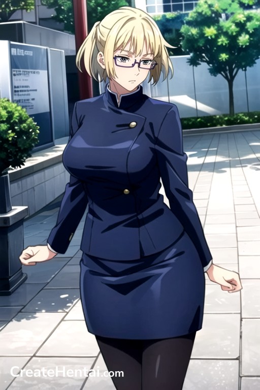 Large Ass, Naked, Maki Zenin (jujutsu Kaisen) AI Gay Porn