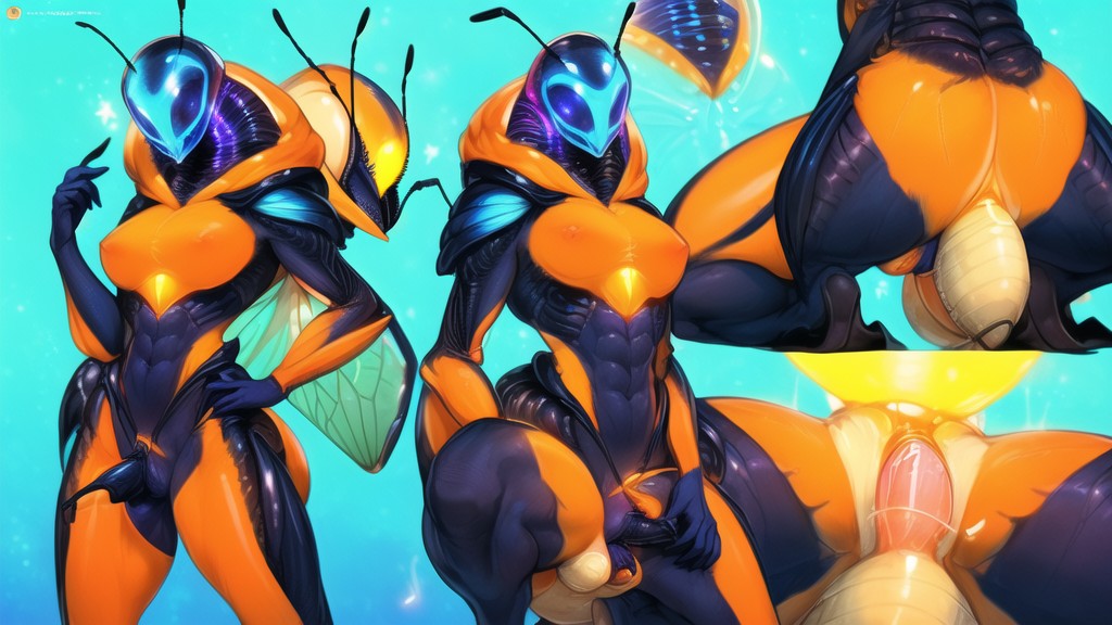 Faceless, Exotic Pussy&jagged Labia, Jagged Labia Petals Furry AI Porn