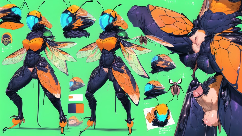 Ant Abdomen, Abdomen Pussy, Orfice At The End Of Abdomen&large Orifice Furry AI Porn