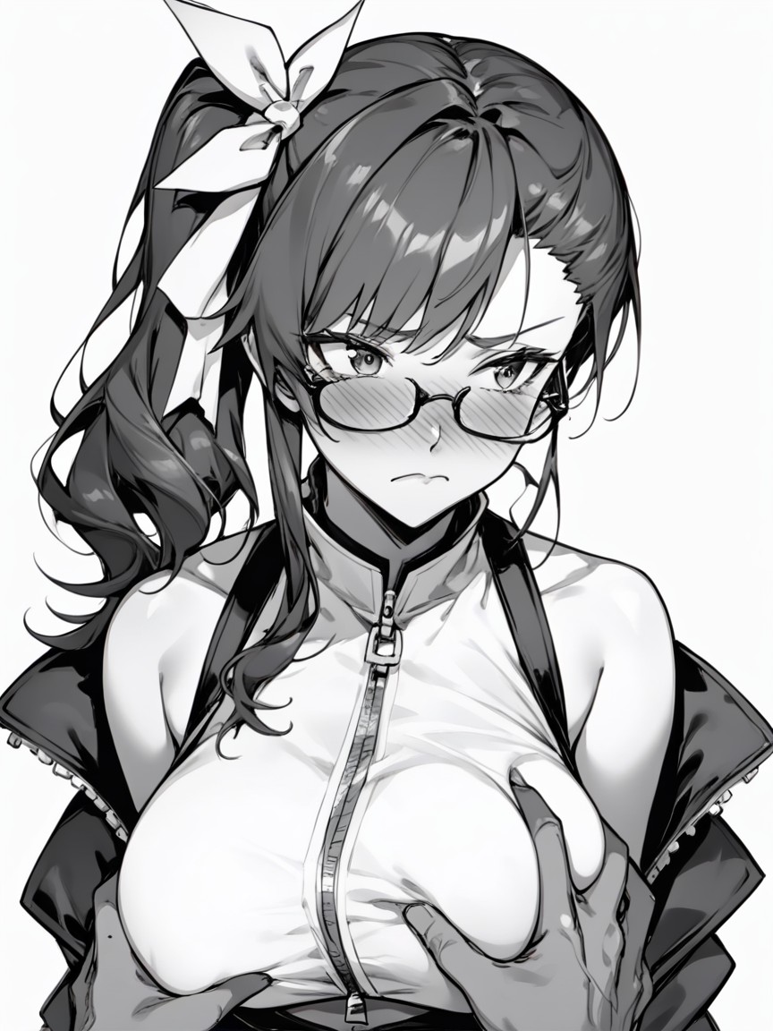 O-ring, Grabbing, Breasts Hentai AI Porn