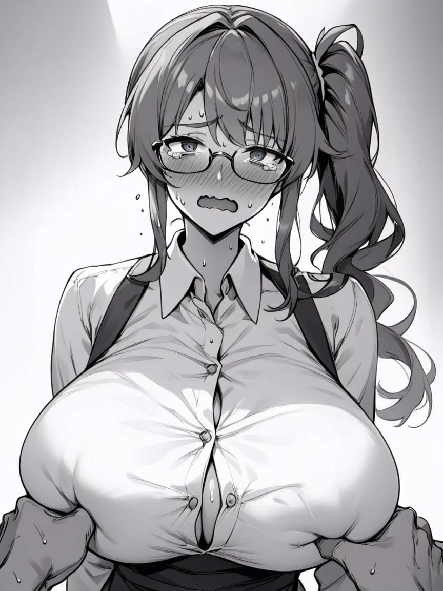 Upper Body, Girl, Blush Hentai AI Porn