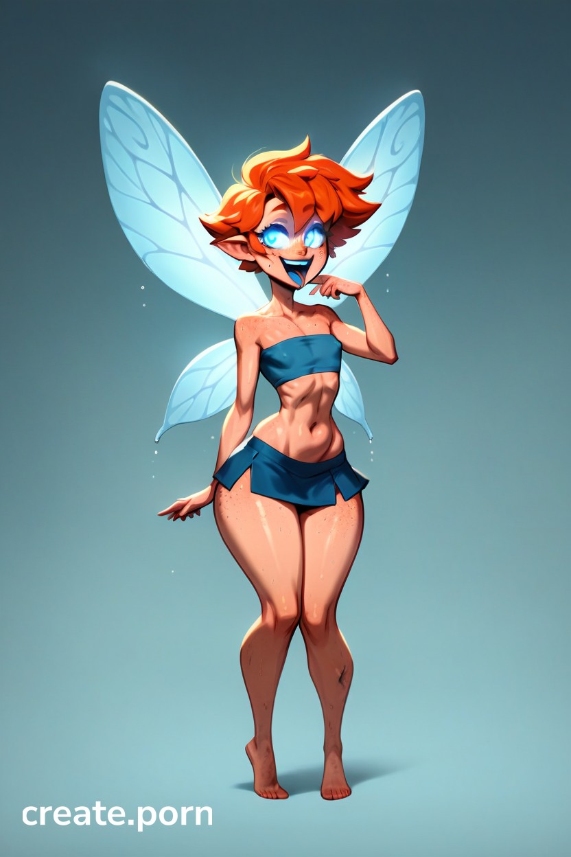 Skinny, Red Hair, Dirty AI Porn