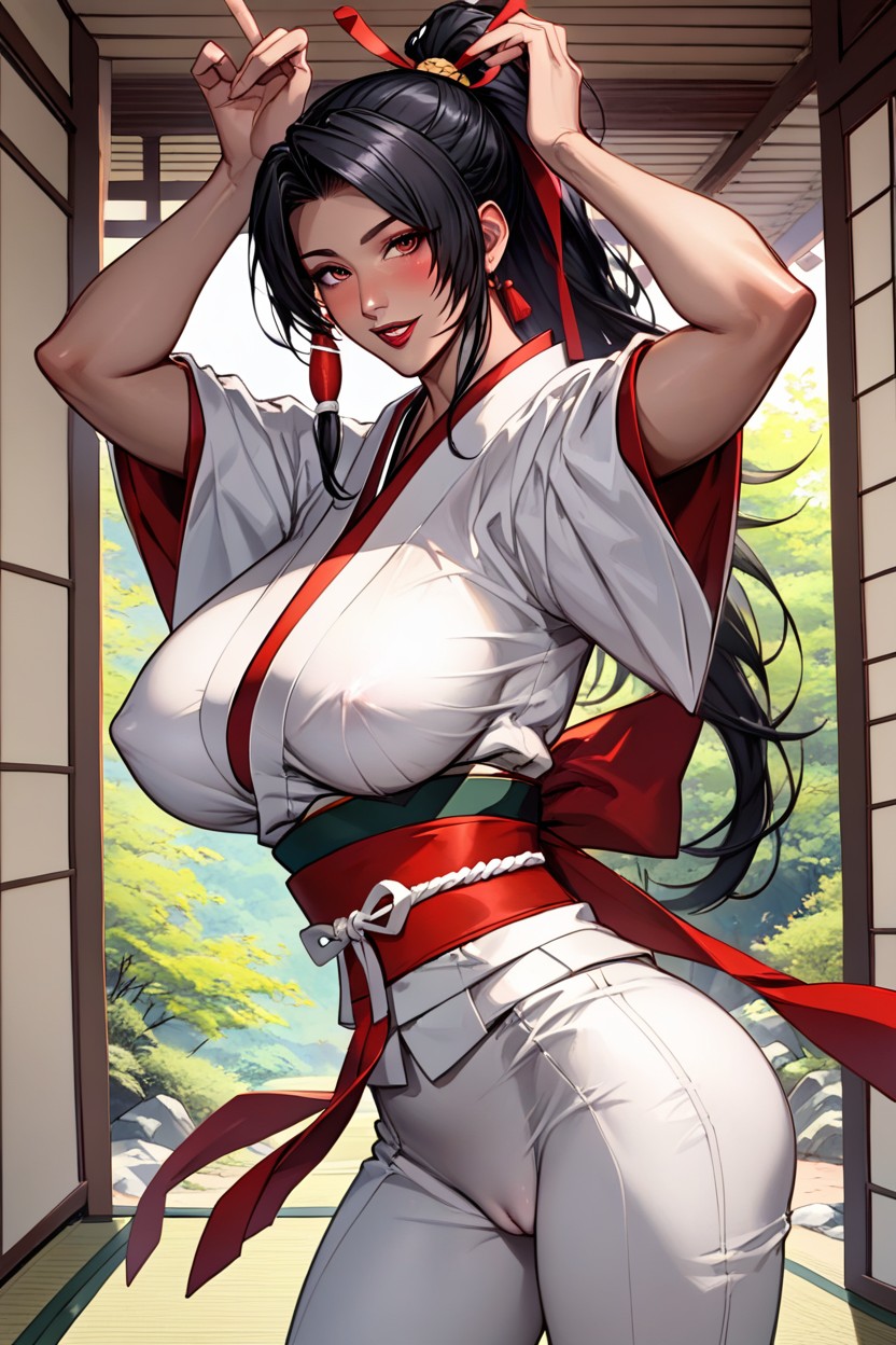 Confident, Natural Waist, Tatami AI Porn