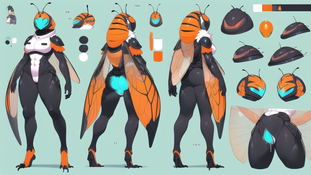 Armor, Model, Ref Sheet Furry AI Porn