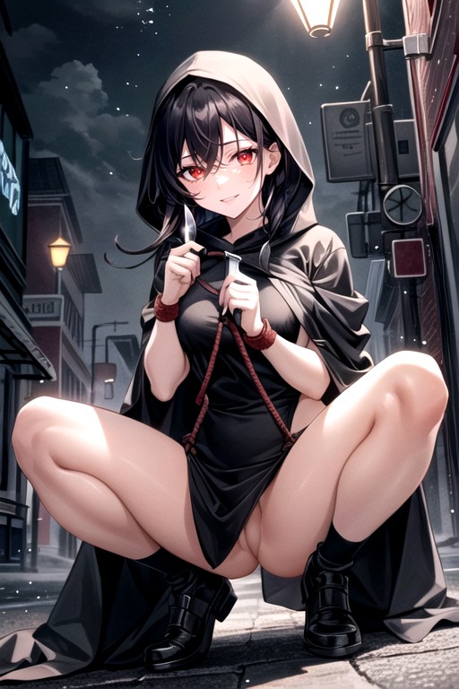 Full Body, Pissing, She Is Facing Forward And With Her Legs Open Hentai AI Porn