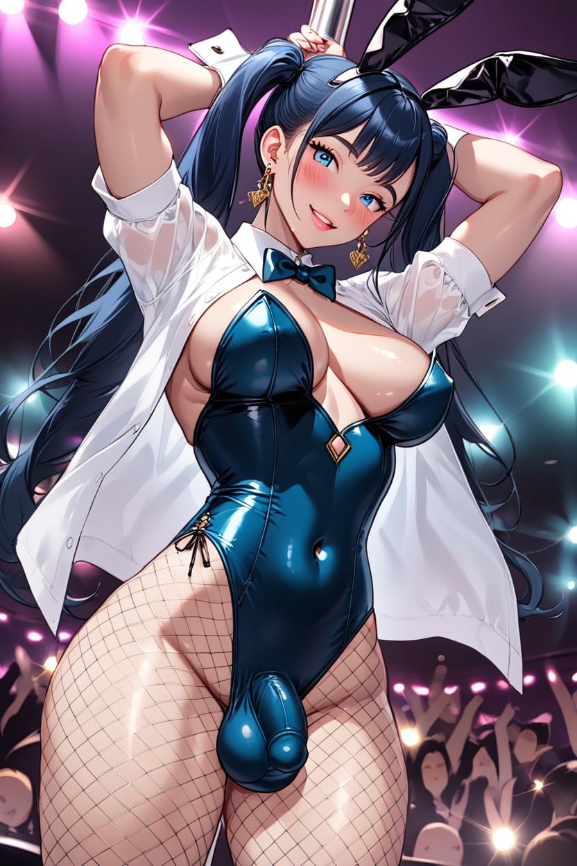 Top Down, Strip Club, 1 Person Shemale AI Porn