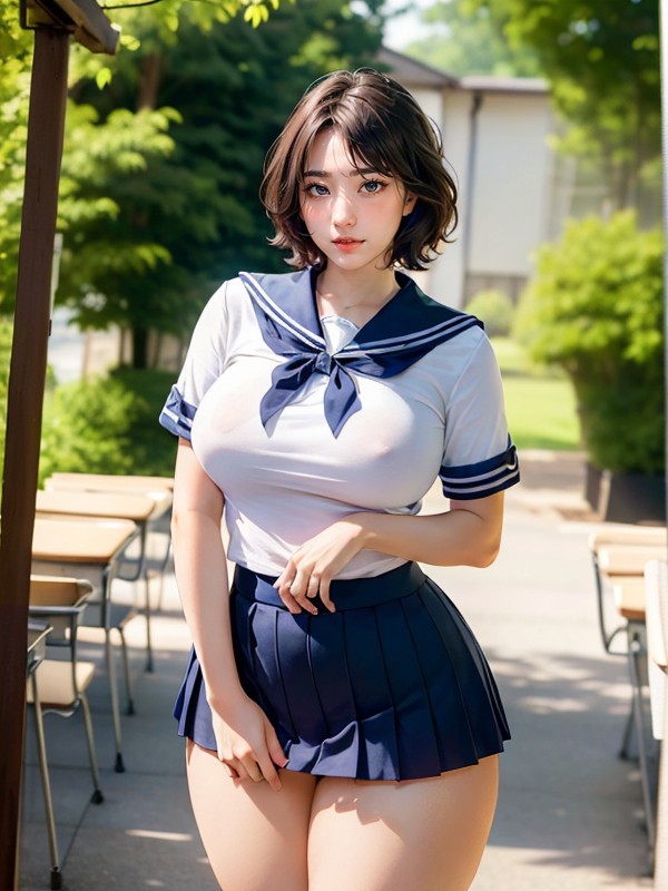 Erotic Saggy Tits, Thick Thighs, Ultra High Resolution Asian AI Porn