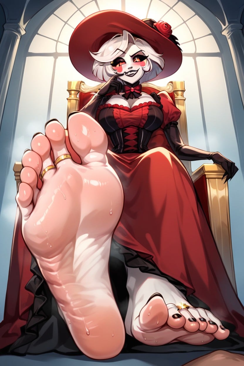 Toe Rings, Barefoot, Clawed Toes Hentai AI Porn