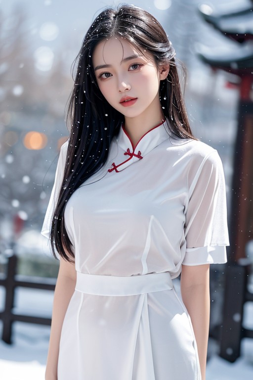 Chinese Hanfu, 18, Wet T-shirt Asian AI Porn