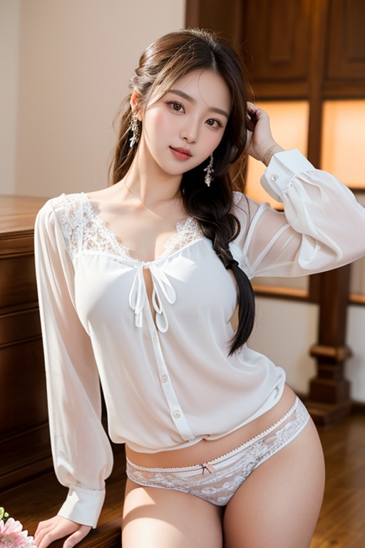 Coreana, 18, Modelo Pornografia de IA